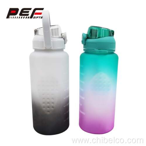 Transparent tritan water bottle